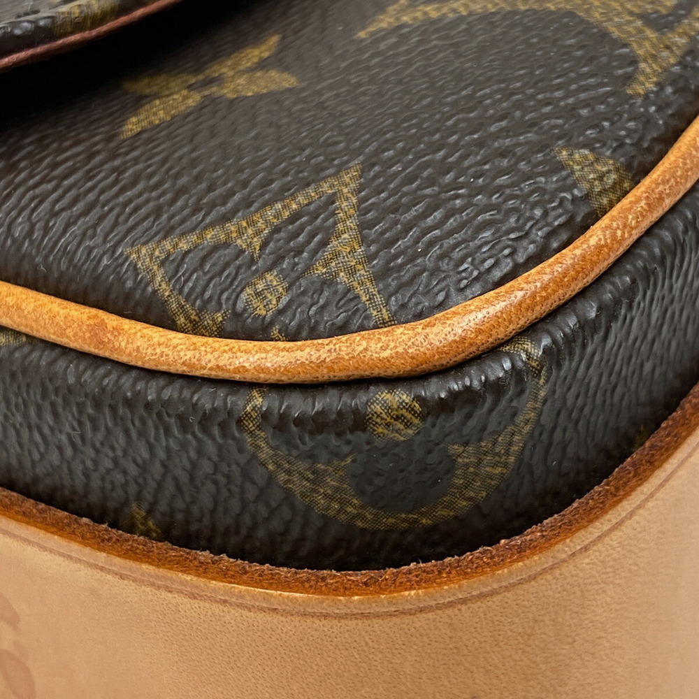 Louis Vuitton Cartouchiere Crossbody Shoulder Bag Monogram Brown - Picture 3 of 7